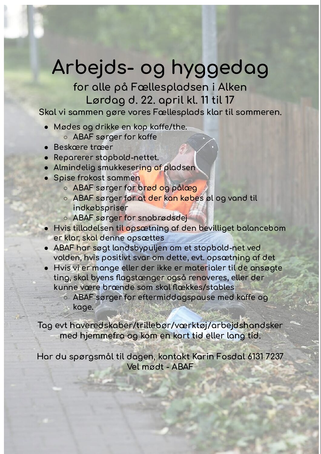 Read more about the article Hygge og smukkesering på Fællespladsen