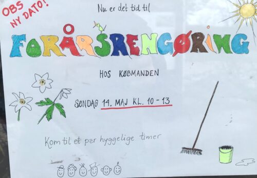 Rengøringsdag er flyttet til ny dag