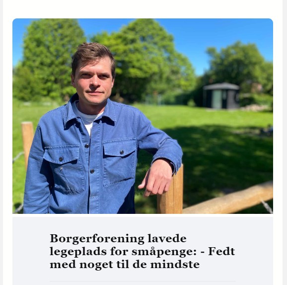 Read more about the article Legepladsen på Fællespladsen som godt eksempel