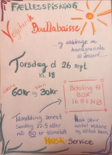 Vegetarisk boullabaise – til de første 80