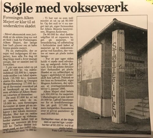 Byen overtog mejeriet for 350.000 kr.  for 30 år siden. Nu skal det fejres
