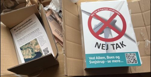 Møllemodstand nu på skilte. Kasketskifte. Flere spørgsmål under afklaring