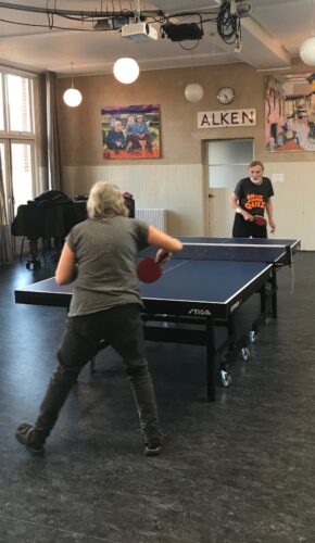 Bordtennis på mejeriet bliver nu mandag aften