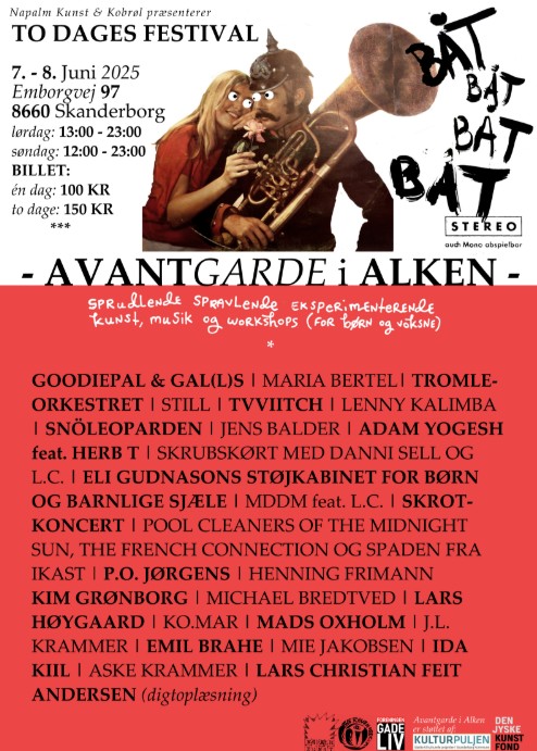 You are currently viewing Nu 40 kunstnere med i “Avantgarde i Alken” i pinsen