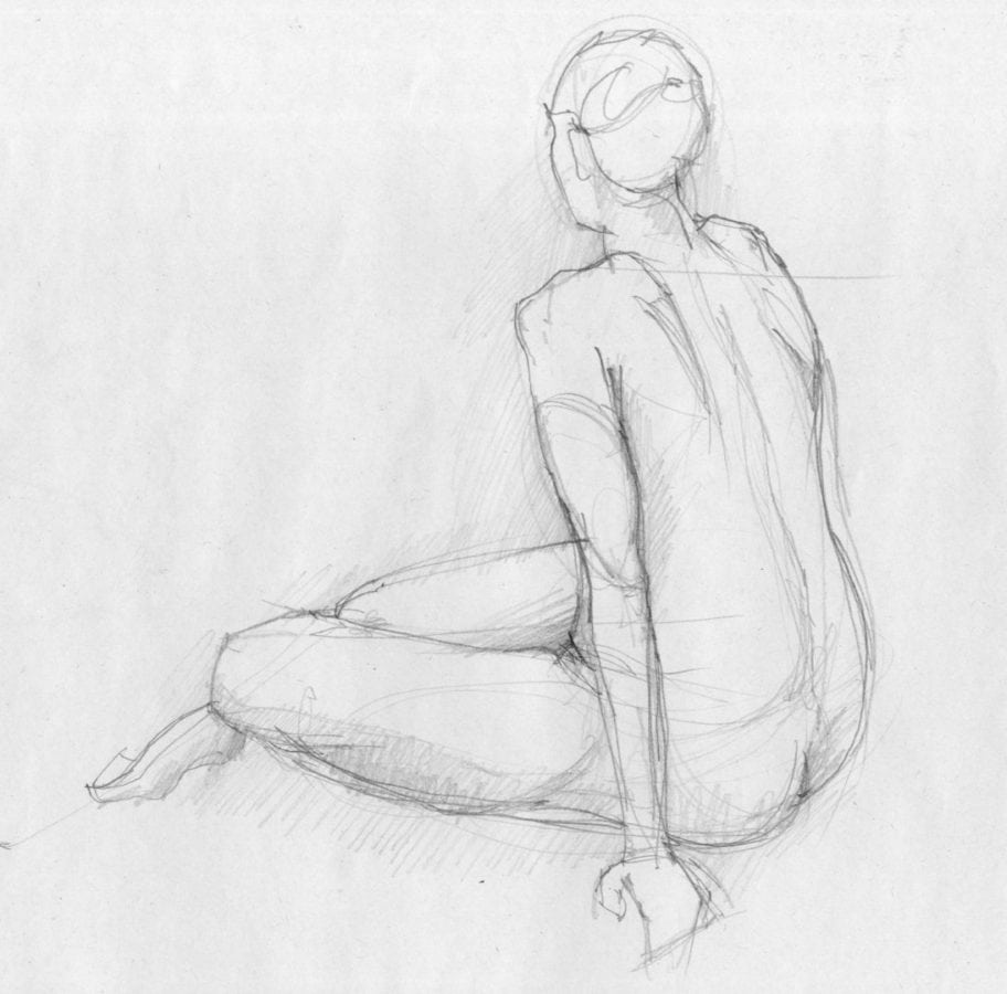 You are currently viewing Tre gange croquis i efteråret på Mejeriet