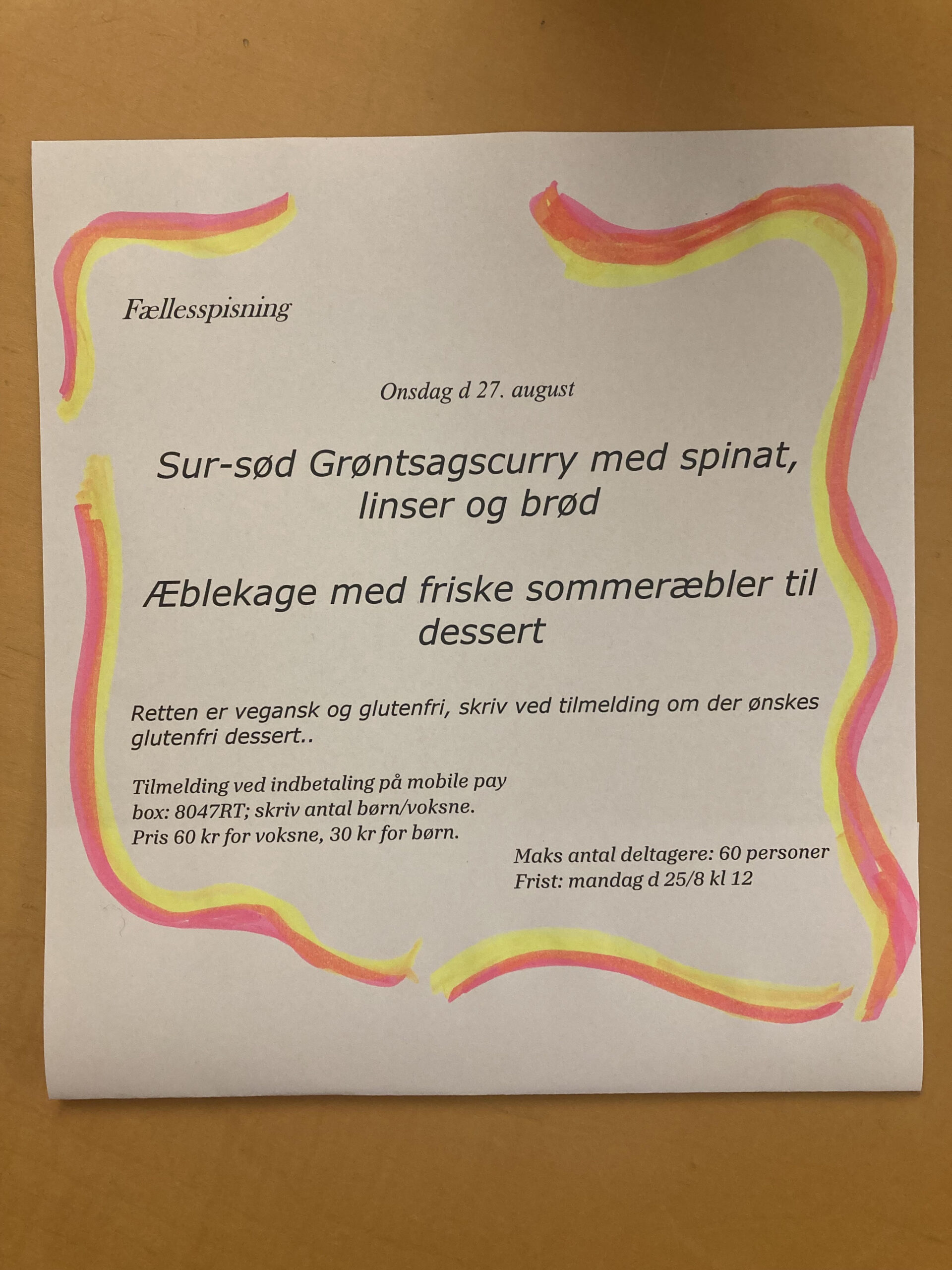 Read more about the article Grøntsagscurry til de første 60