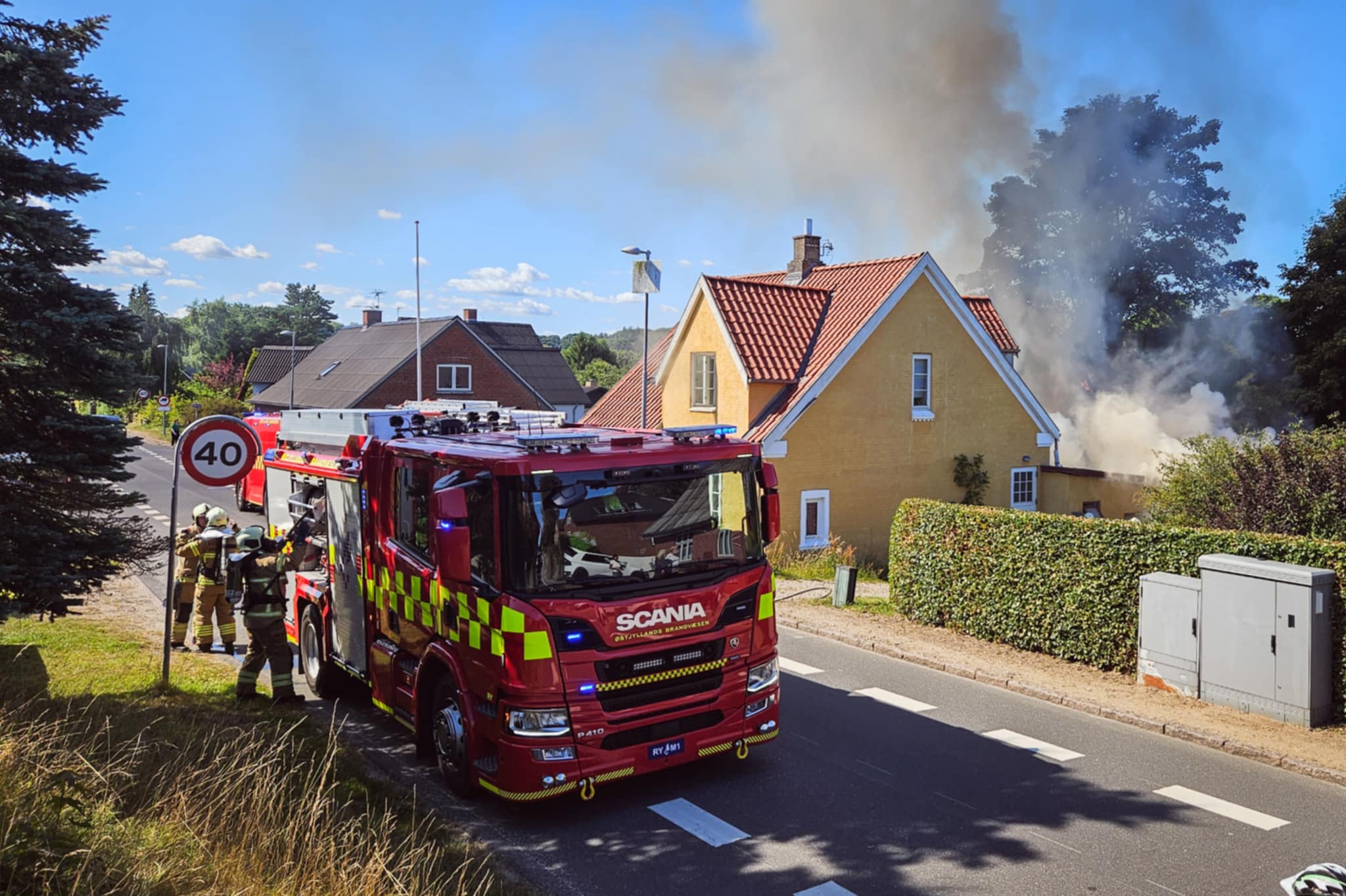 Read more about the article Kom hjem til ildebrand i garagen