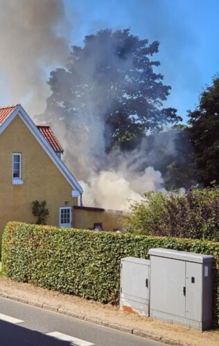 Vedrørende branden  i Alken søndag
