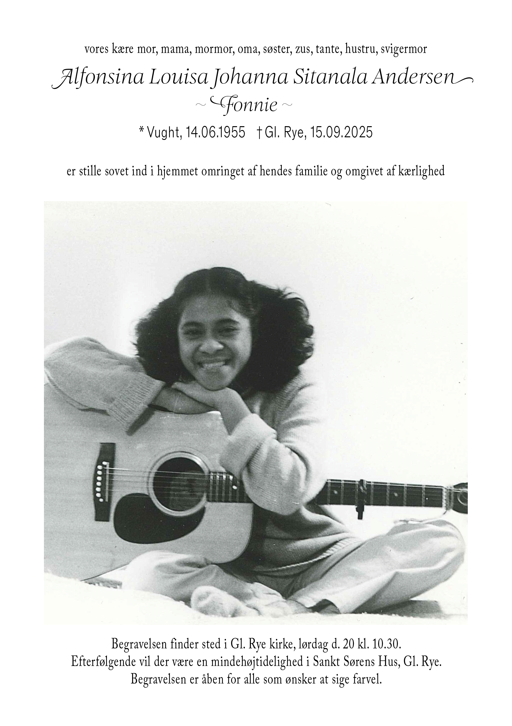 Read more about the article Fonnie er død – hun blev 70 år