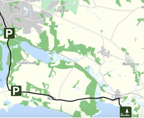 Hvordan hænger cykelstien og Margueritruten sammen?