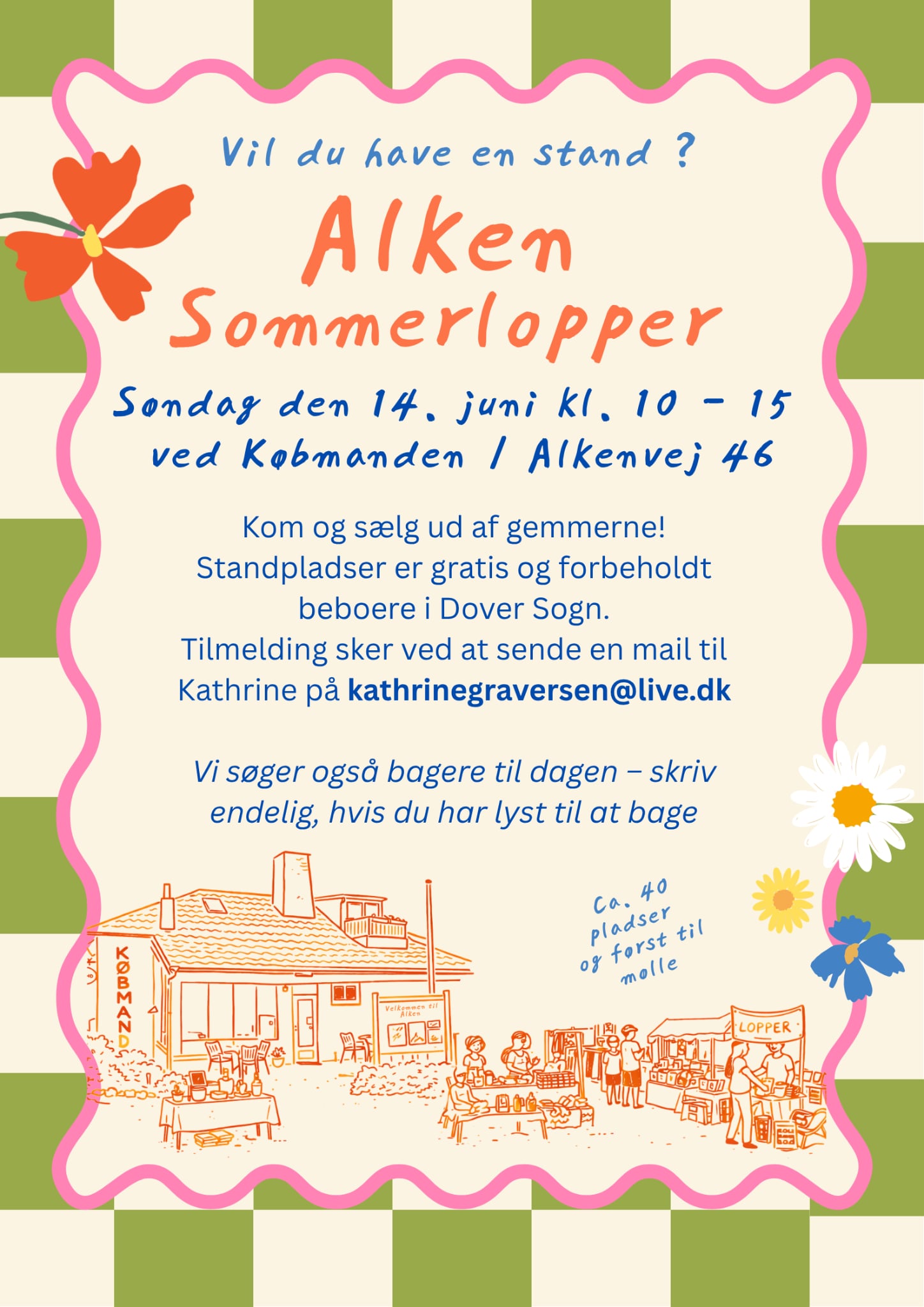 You are currently viewing Sommerloppemarked ved Købmanden – først til mølle