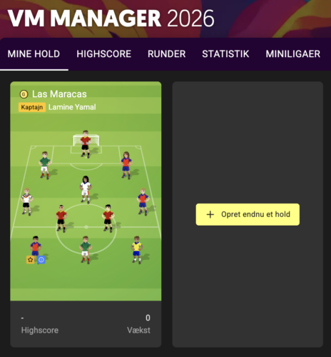 Tilmeld dit VM hold i “Alken Allstars”