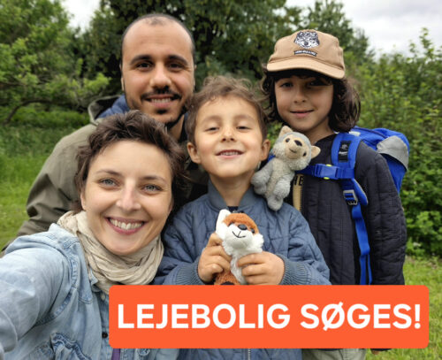 Familien Blæsild Abohamida søger lejebolig