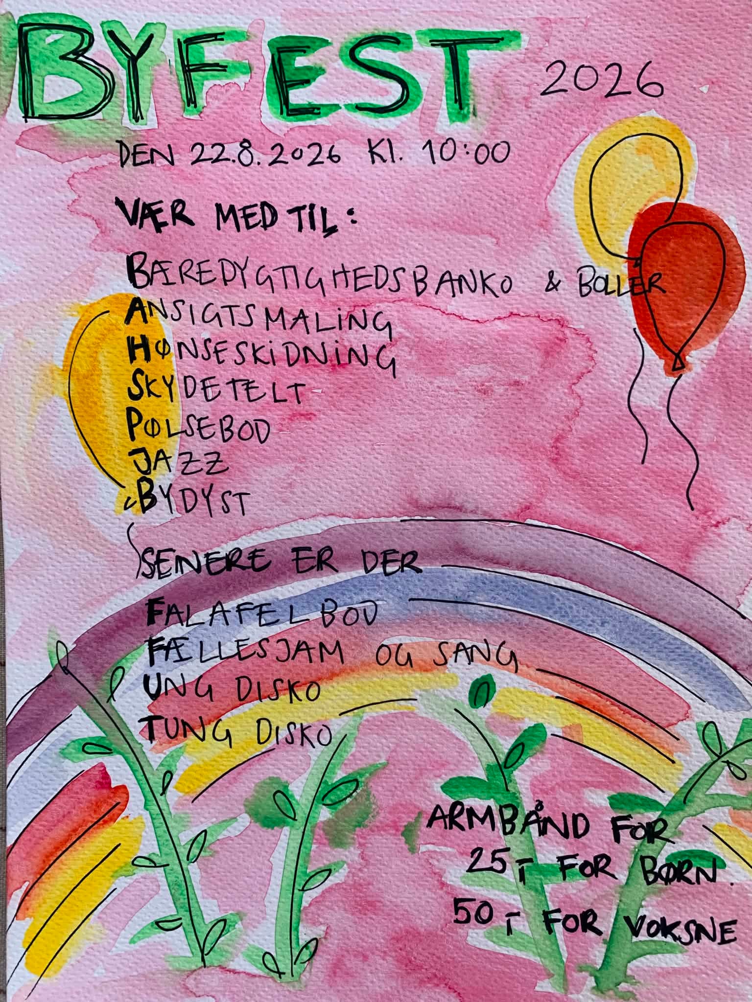 You are currently viewing Byfest – i år med hønseskidning og både ung og tung disko og dans