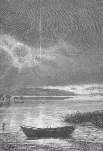 1889: En 4 Aars Helt. Nær ved at drukne på Mossø