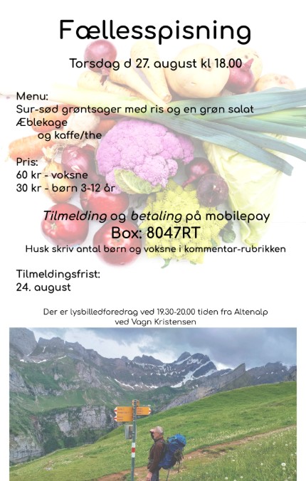 You are currently viewing Sur-sød fællesspisning