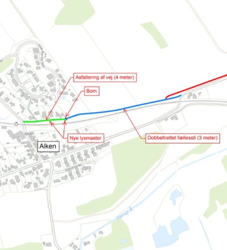 Udvalget sagde både ja til cykelsti og at fortsætte med cykelsporet