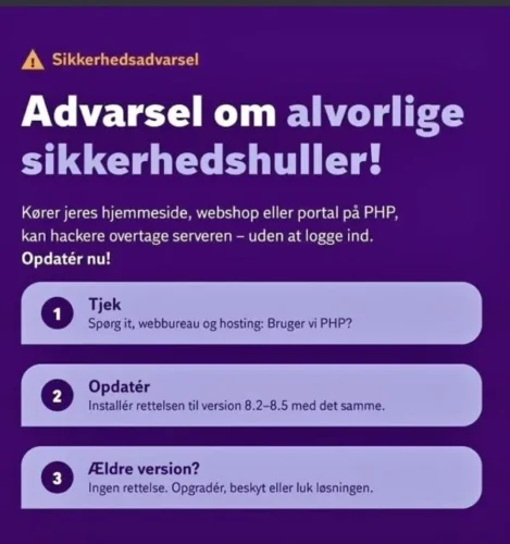 alken.dk er beskyttet mod sikkerhedsfejlen, der bl.a. lagde Aula ned